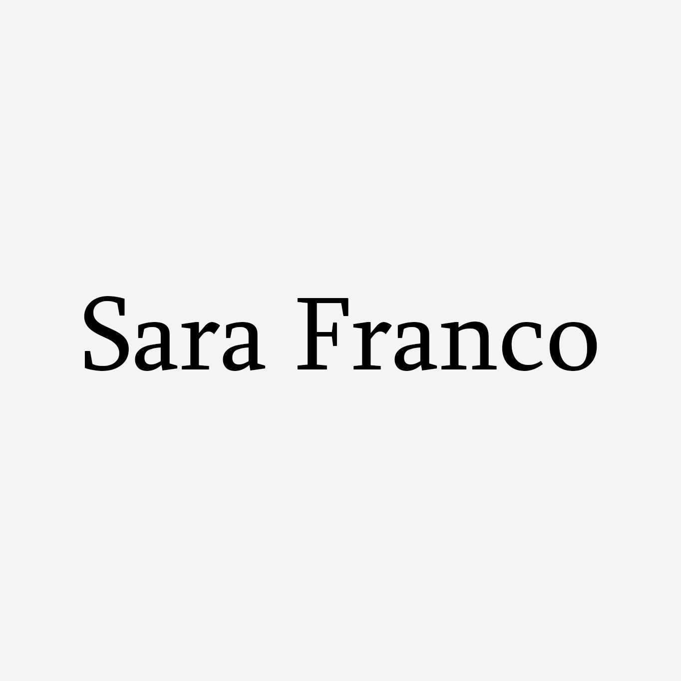 SARA FRANCO