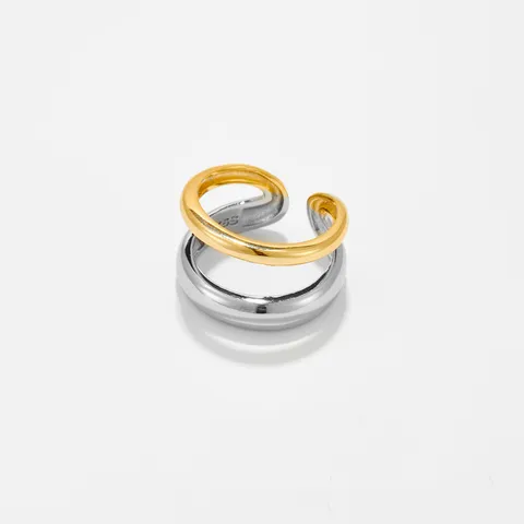 ANILLO BICOLOR ABIERTO
