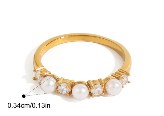 ANILLO TRIPLE PERLA CON ZIRCONIAS