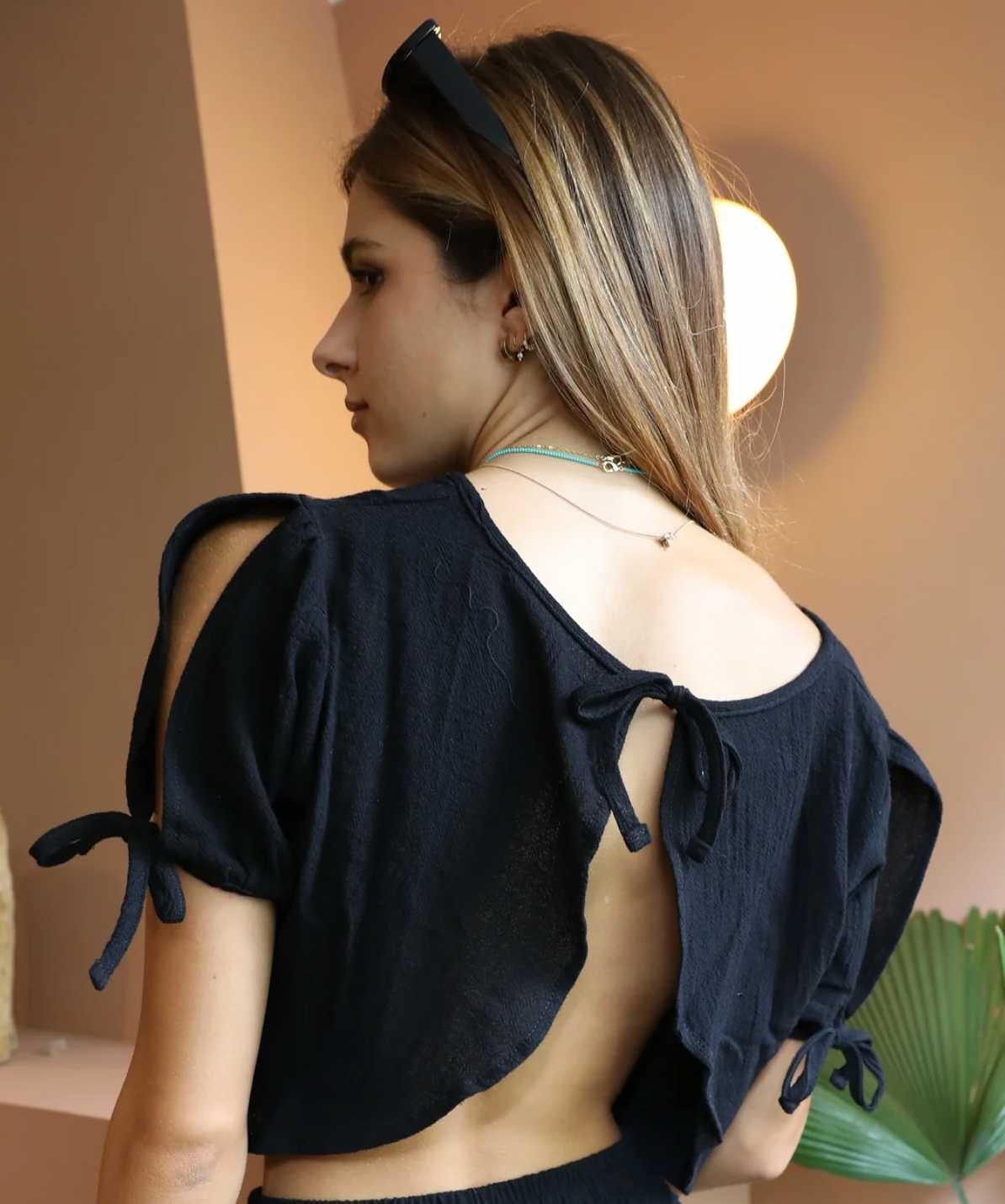 CROP TOP AZUL CIELITO
