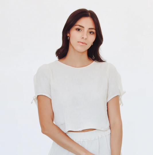 CROP TOP AZUL CIELITO